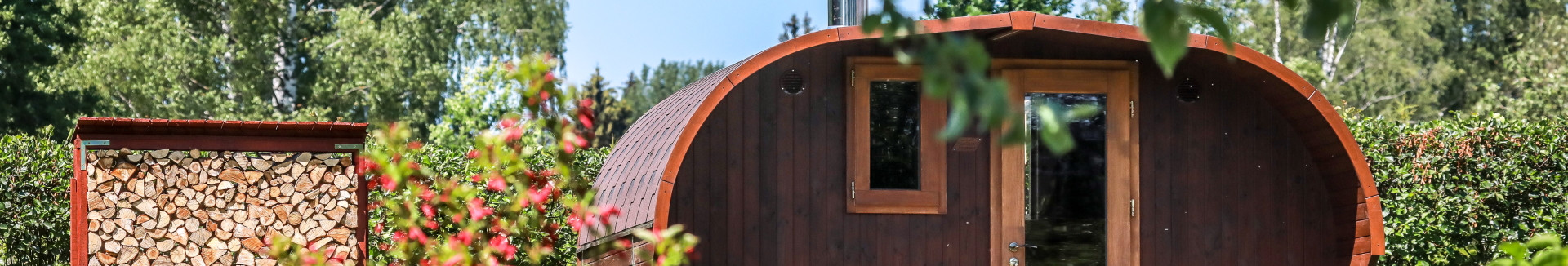 Oval sauna