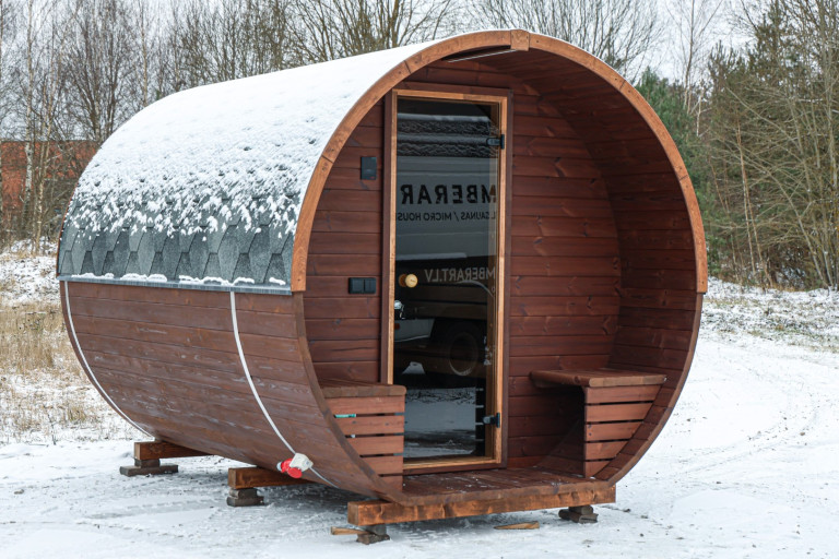 Rund sauna 3 m