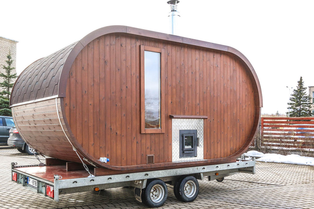 Oval sauna 4,00m Timberart image 15