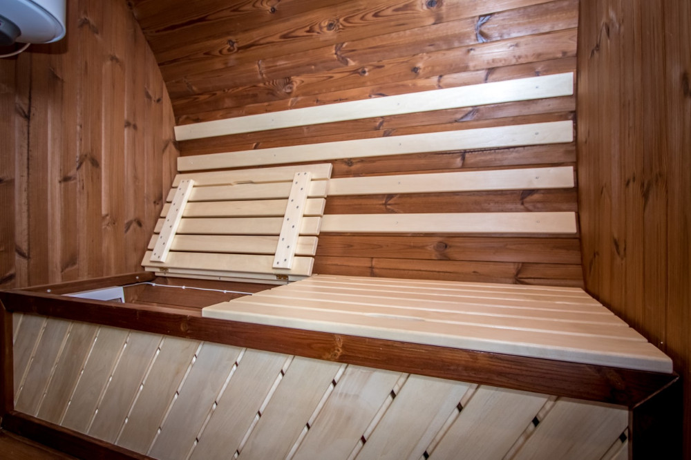 Oval sauna LUX 4,00m Timberart image 11