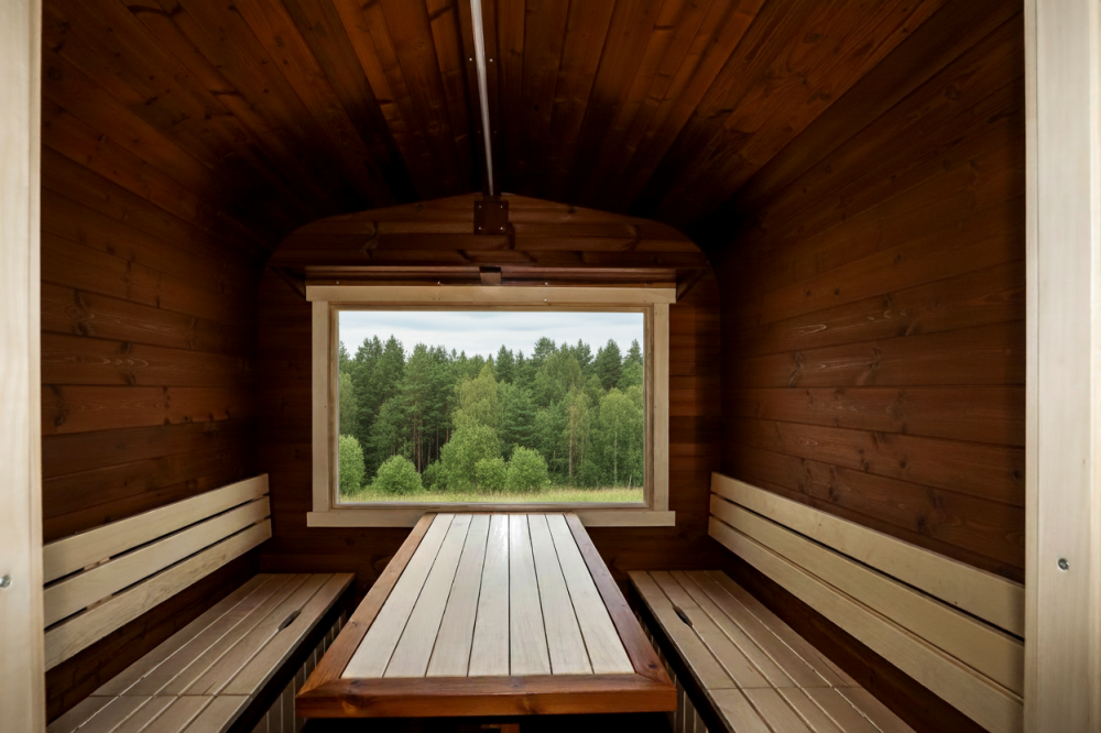 Rektangulær sauna 6,00m Timberart image 11