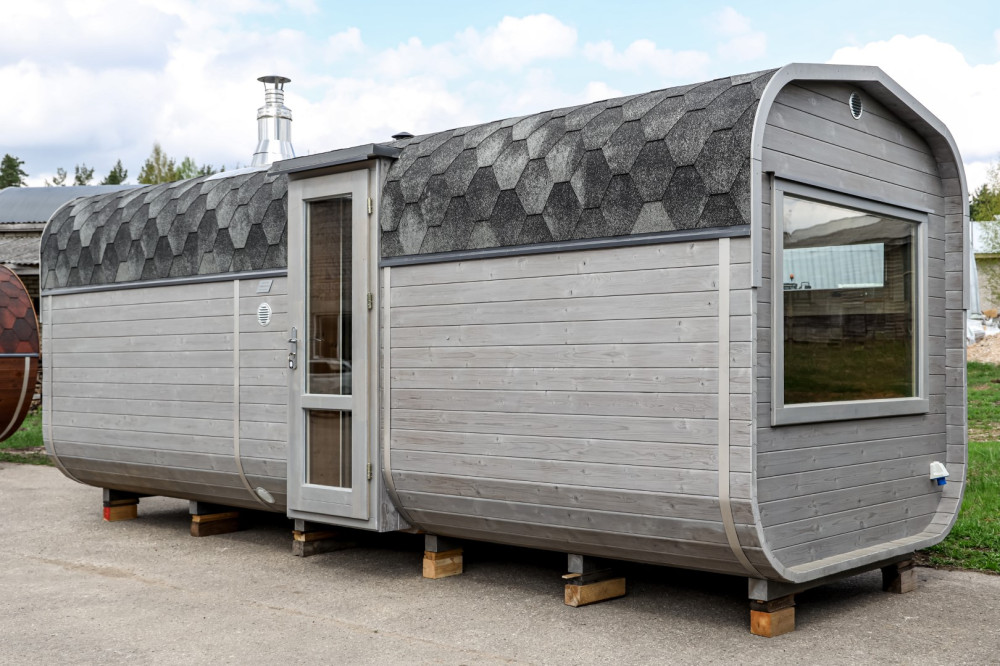 Rektangulær sauna 6,00m Timberart image 11