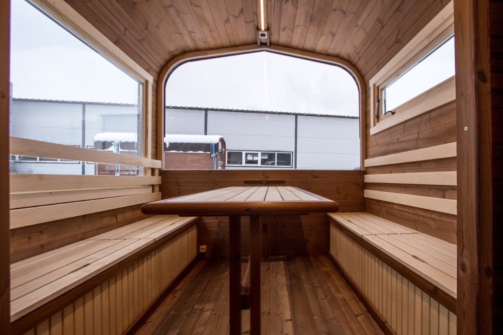 Rektangulær sauna 6,00m MAX Timberart image 13