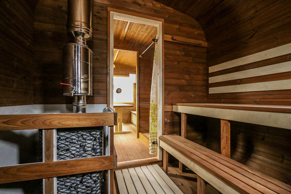 Saunahus med terrasse 6m Timberart image 12
