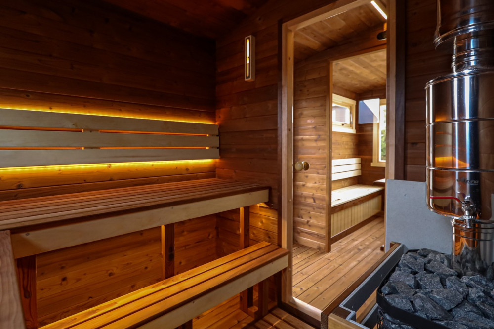 Saunahus med terrasse 6m Timberart image 12