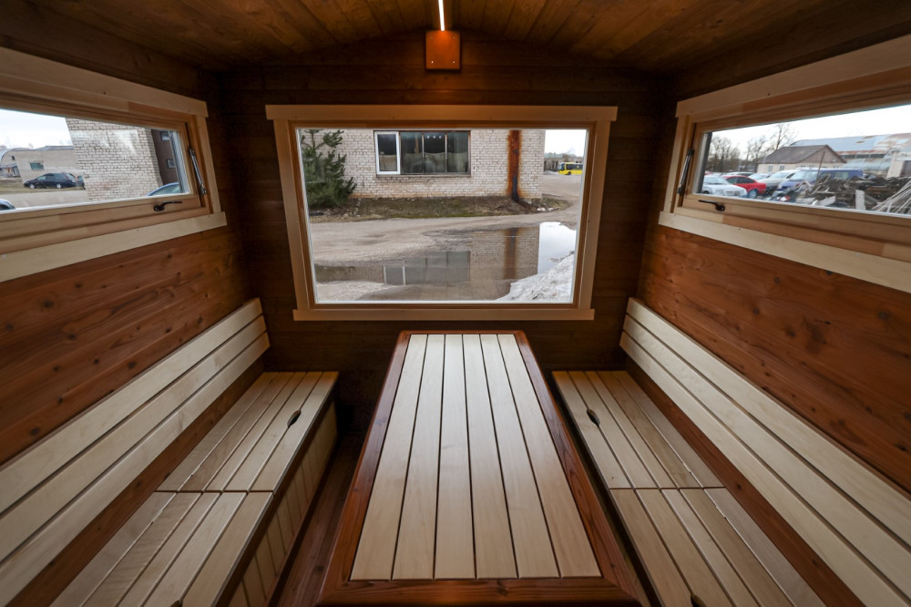 Saunahus med terrasse 6m Timberart image 12